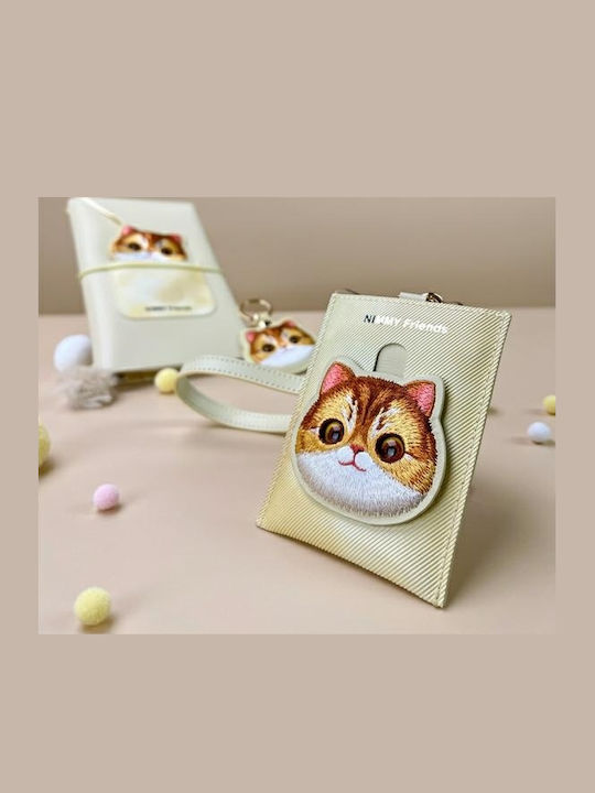 Nimmy Wallet Na Karty Khaki Big Eyed Pet 2.0 Cat