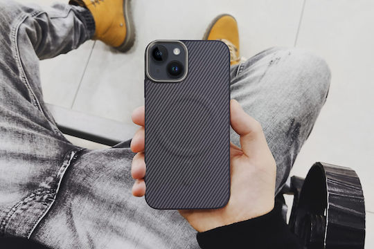 Magnetic Carbonmag Pro Sonique Case for Apple iPhone 14 Pro Gray