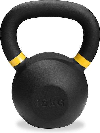 Ruilin Kettlebell Emaille 16kg Schwarz