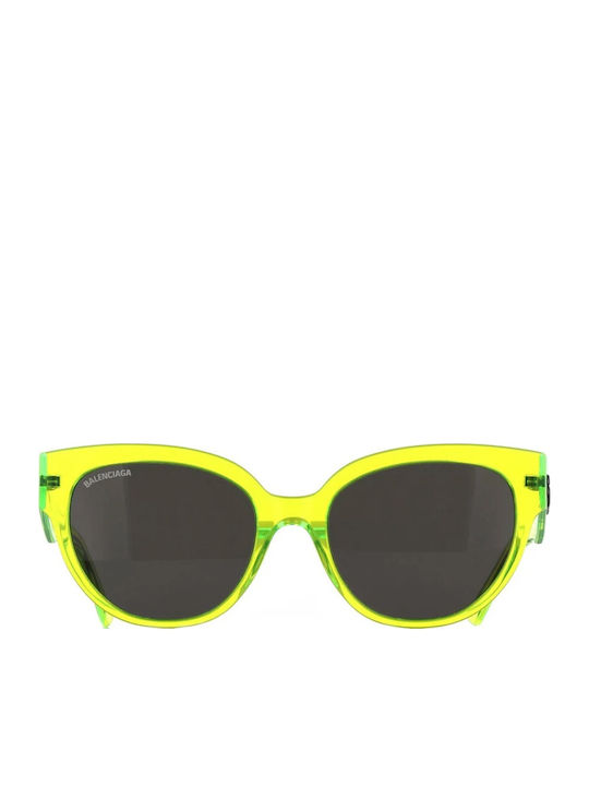 Balenciaga Damen Sonnenbrille mit Grün Kunststoff Gestell