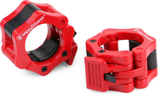 MegaFitness Lock-Jaw Collar Set for Dumbbells/Barbells Ø50mm 2pcs