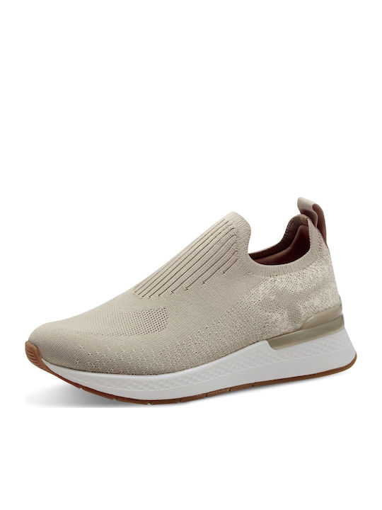 Women's Canvas Slip-Ons Beige
