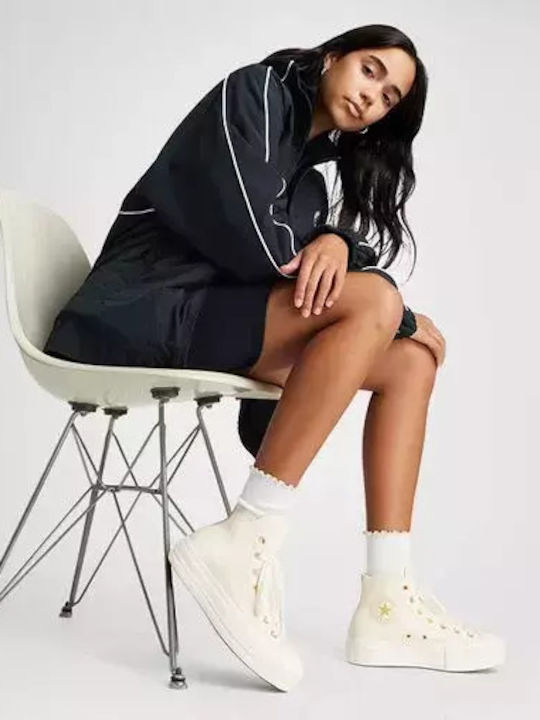Chuck Taylor All Star Lift Platform Women's Boots Egret Gold