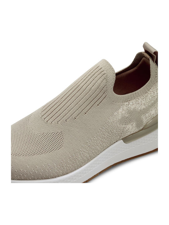 Women's Canvas Slip-Ons Beige