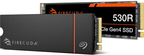 Seagate FireCuda 530R SSD 2TB M.2 Type with PCI Express 4.0 Communication Protocol and Heatsink ZP2000GM3A073