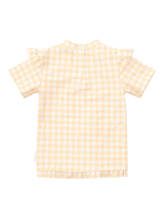 Little Dutch Kids Swimwear UV Shirt Sunshine Checks