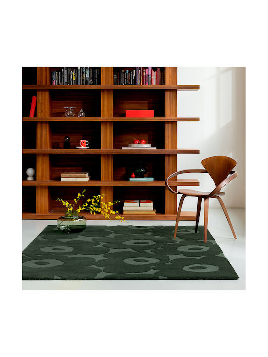Marimekko Unikko Covor Rectangular Dark Green