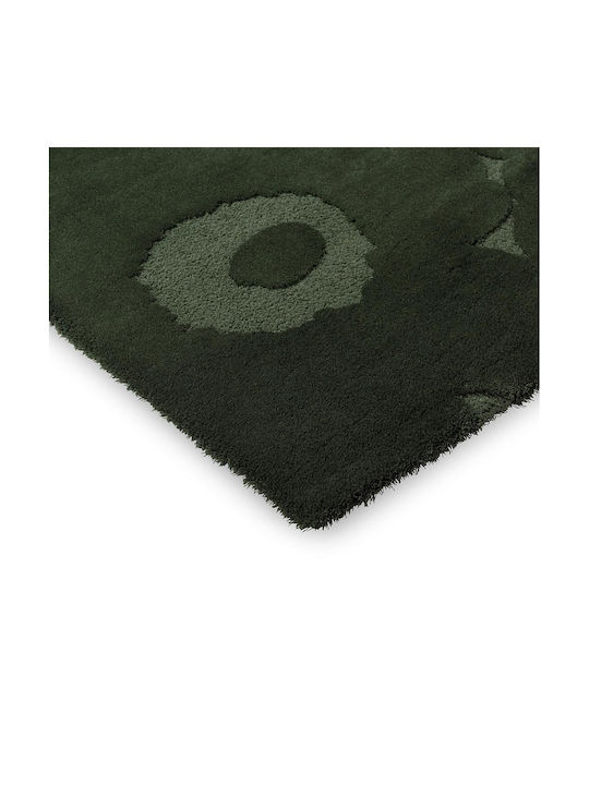 Marimekko Unikko Χαλί Ορθογώνιο Dark Green 170x240cm