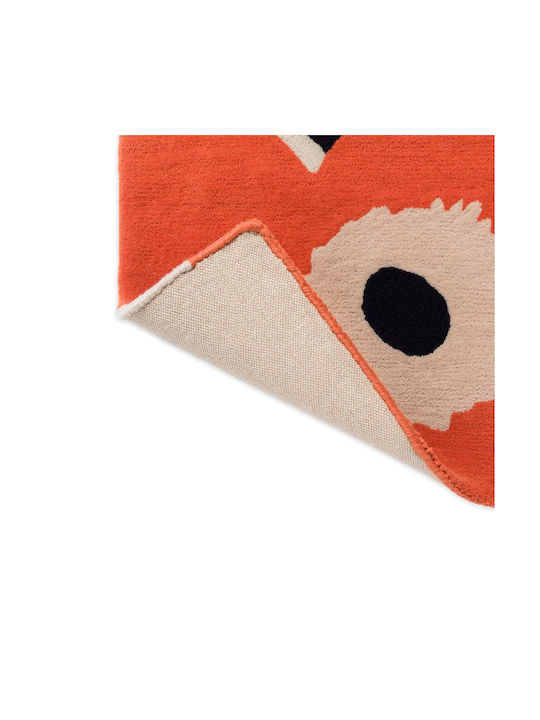 Marimekko Unikko Χειροποίητο Χαλί Ορθογώνιο Orange Red 170x240cm