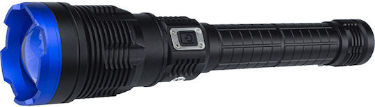 Bormann Pro Rechargeable Flashlight LED Waterproof IPX4 with Maximum Brightness 8000lm BPR6040