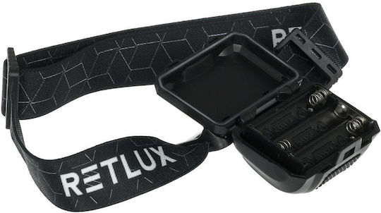 Retlux Φακός Κεφαλής LED IP44 με Μέγιστη Φωτεινότητα 120lm