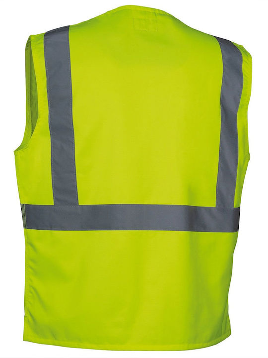 Cofra Seki Safety Vest with Reflective Film Yellow