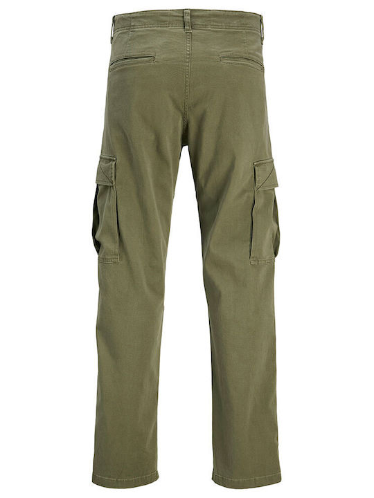 Hose Elastisch Olive Night