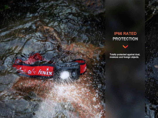 Fenix Lanternă Frontală LED IP66 cu Luminozitate Maximă 450lm roz