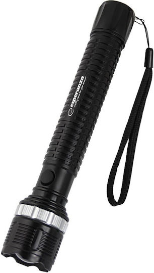 Esperanza Flashlight LED with Maximum Brightness 100lm Black