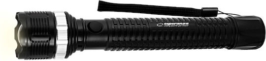 Esperanza Flashlight LED with Maximum Brightness 100lm Black