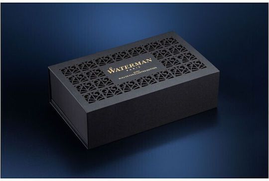 Waterman Edition Stilou De Scris Fine Din Aluminiu Cu Cerneală Roșie