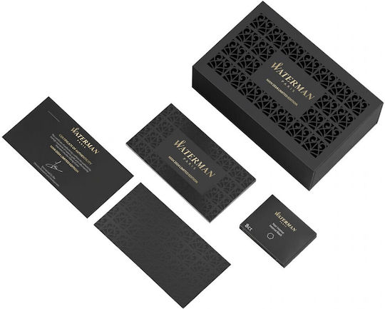 Waterman Edition Stilou De Scris Fine Din Aluminiu Cu Cerneală Roșie
