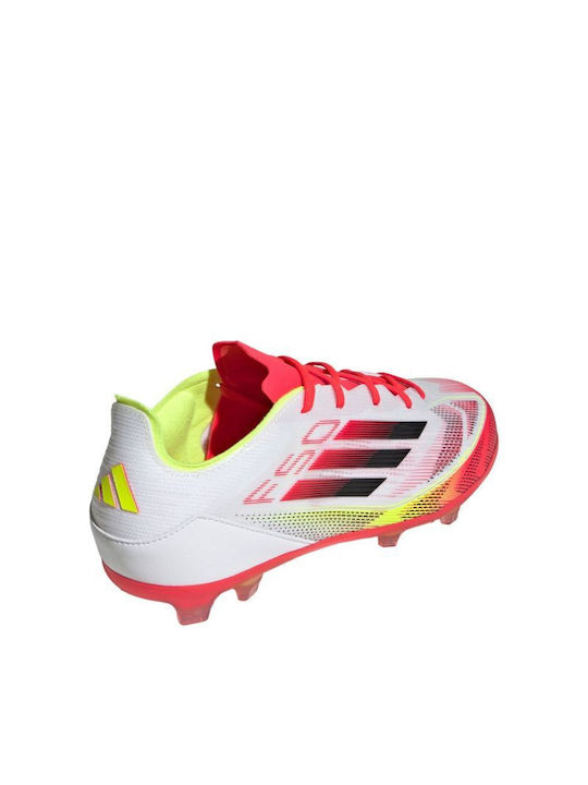 adidas F50 Elite Fg Jr Kids Molded Soccer Shoes White