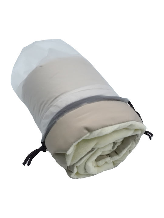 Γυναικείο Fleece Κασκόλ Λαιμός Μπεζ