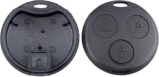 Key Case 3 Buttons Smart Fortwo 450 Forfour 451 Roadster City Coupe Cabrio 199