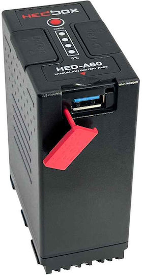 Hedbox Μπαταρία Βιντεοκάμερας HED-A60 6700mAh Συμβατή με Canon με 2x εξόδους D-Tap και 1x έξοδο USB-A 0736530981105