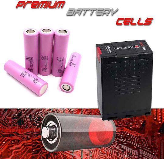 Hedbox Μπαταρία Βιντεοκάμερας HED-A60 6700mAh Συμβατή με Canon με 2x εξόδους D-Tap και 1x έξοδο USB-A 0736530981105