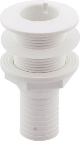 Тръба за оттичане 1 1/4'' Ø32mm бял фланец Iso 198228
