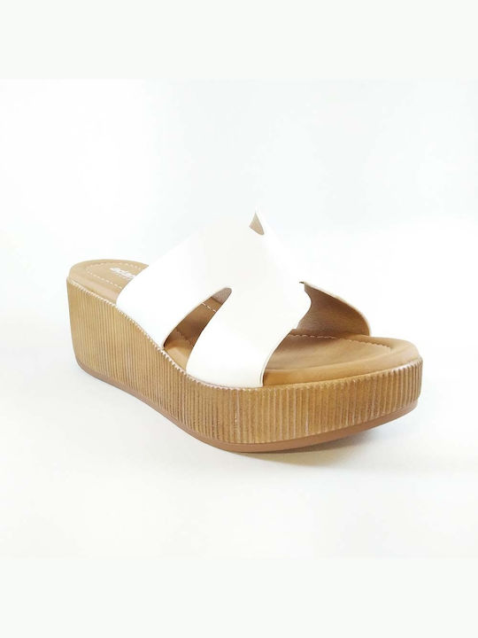 Adam's Shoes Women's Platform Shoes White