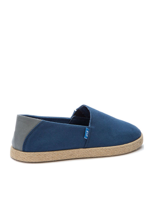 Fabric Men's Espadrilles in Blue Color