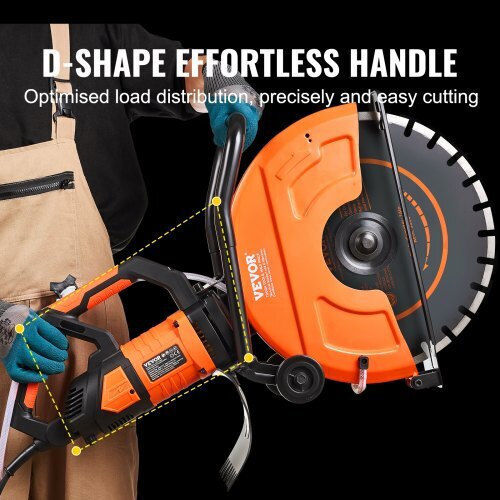 Vevor Electric Building Materials Cutter with 406.4mm Disc Diameter and 3600rpm Speed 3200W