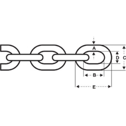 Lalizas Boat Chain 1m