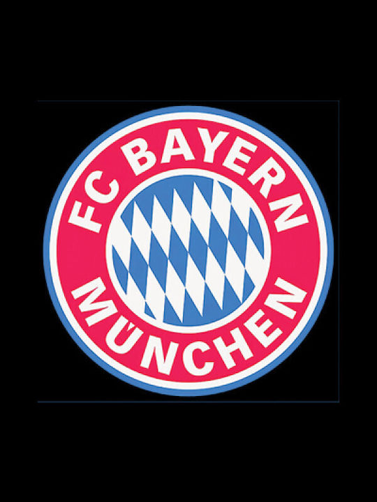 Takeposition Herren Langarm Baumwollblusen FC Bayern Logo Schwarz 333-5611