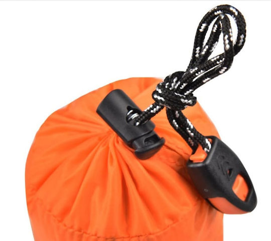 Survival Sleeping Bag Thermal Zola Foldable Orange Waterproof Windproof Material 213x9