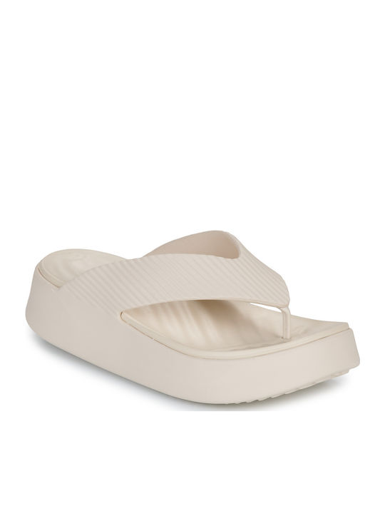 Crocs Getaway Groove Flip-Flops Beige Crocs Getaway Groove Flip-Flops Beige
