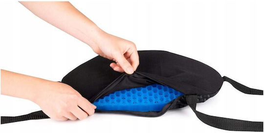 Anatomical Medical Waist Pillow Gel 37x22.5x4cm Blue