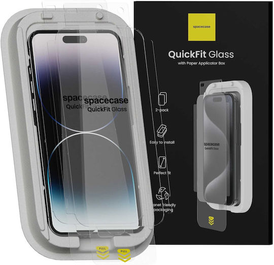 Spacecase Tempered Glass 2buc (iPhone 14 Pro Max)