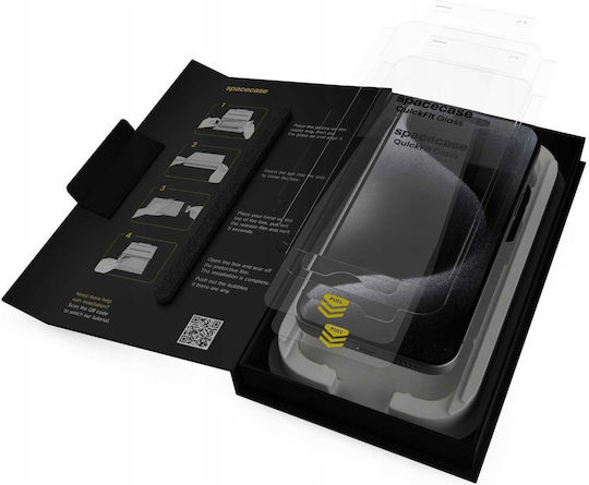 Spacecase Tempered Glass 2buc (iPhone 15 Pro Max)