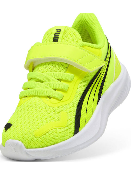 Fun Racer Αθλητικά Παιδικά Παπούτσια Running με Σκρατς Κίτρινα