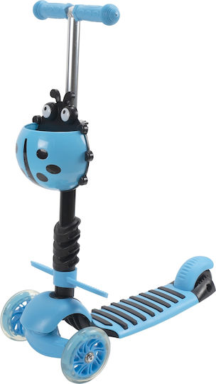 Action One Kids Scuter 3 Roți Cu Scaun Smart Kid 5 În 1 Albastru