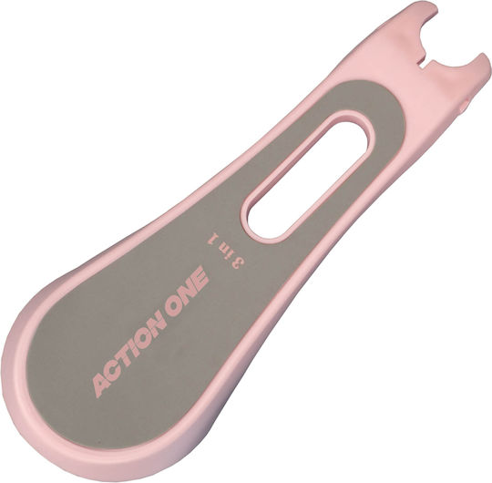 Action One Kids Scooter 3-Wheel with Seat Pink
