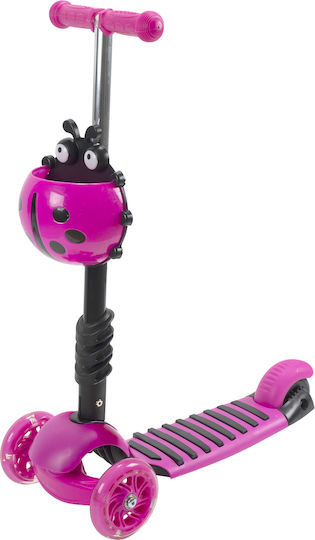 Action One Kids 3-wheel Scooter Seat Smart 3 In 1 Pink