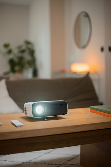 Philips NeoPix 200 NPX200/INT Mini Projector LCD Full HD LED Lamp with Built-in Speakers White