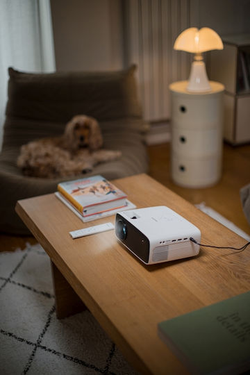 Philips NeoPix 200 NPX200/INT Mini Projector LCD Full HD LED Lamp with Built-in Speakers White