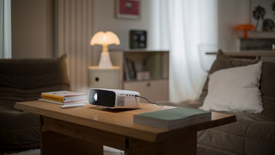 Philips NeoPix 200 NPX200/INT Mini Projector LCD Full HD LED Lamp with Built-in Speakers White