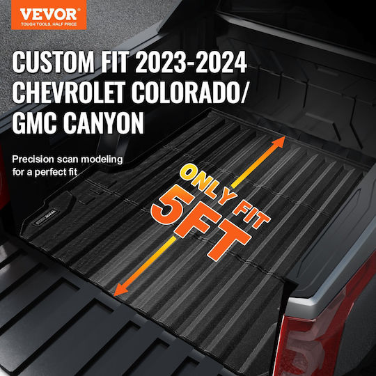 Vevor Πατάκι Καρότσας για Chevrolet Colorado 2023-2024 Μαύρο