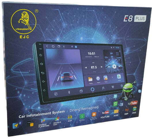 Auto-Monitor 10'' 4+64g E8 Plus Auto-Infotainment-System