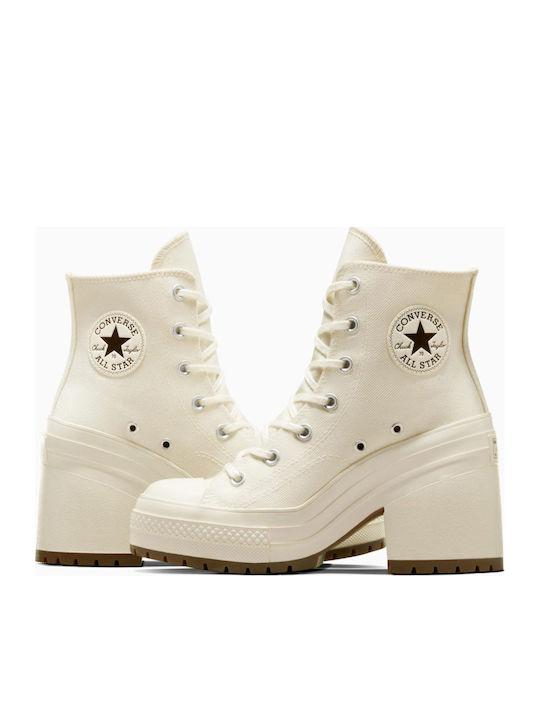 Chuck 70 De Luxe Botine Pentru Femei Bej
