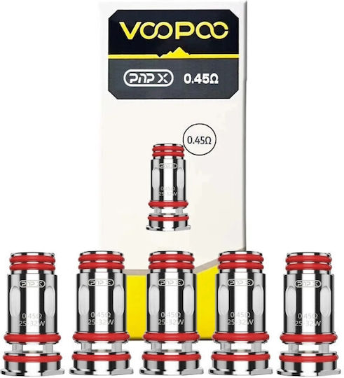 Voopoo Pnp X Coil Αντιστάση Ηλεκτρονικών Τσιγάρων 1ohm 5τμχ