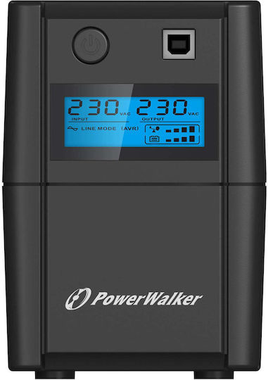 Powerwalker VI 850 SHL FR UPS Line-Interactive 850VA 480W with 2 Schuko Power Plugs